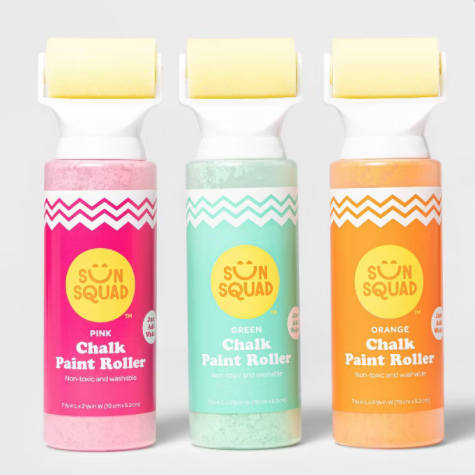 sidewalk chalk rollers